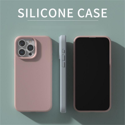 Soft silicone phone case for iphone 13/14/15+ Pro/Promax