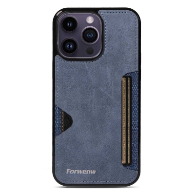 Business and Brief Style PU case for iphone with card holster