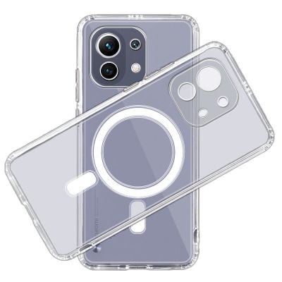 Transparent TPU phone case Magsafe compatible for Xiaomi 11