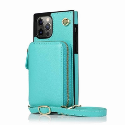 Crossbody phone case with card storage for Iphone, Huawei