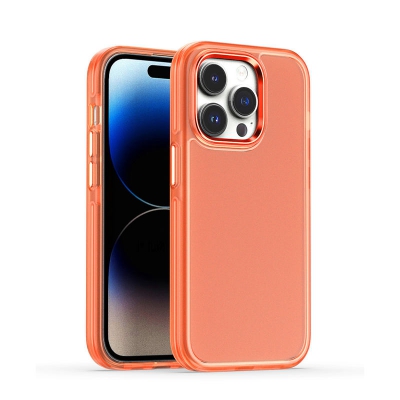 Plastic frosted protective case simple solid color for iphone 
