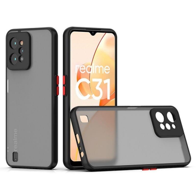 Plastic frosted plus TPU frame protective case  