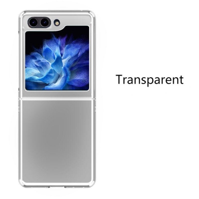 Transparent hard PC folding phone case for Samsung